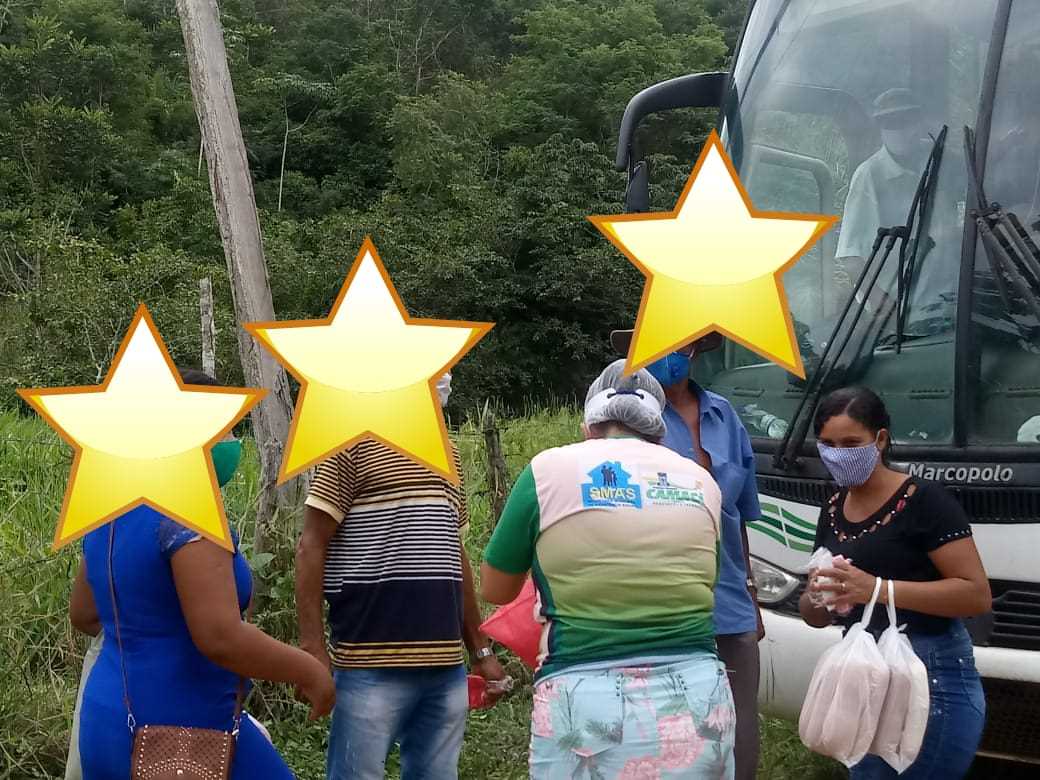 Camacã: Famílias de Leoventura e Zona Rural recebem alimentos e outras necessidades

